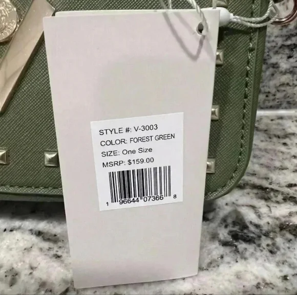 Valentino Orlandi Green Crossbody Bag - Picture 6 of 7